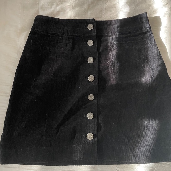 ARITZIA Black Cord Mini-Skirt - Picture 3 of 3
